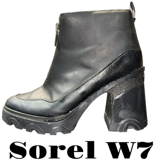 Sorel Women's Black Ankle Boots - Picture 1 of 5
